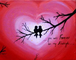 Adult paint night example