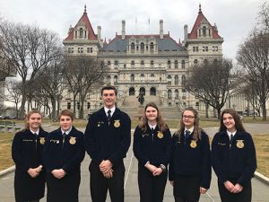 FFA students at the NYS Capitol