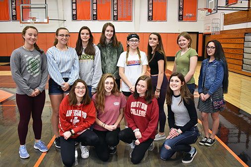Girls indoor track (absent from photo: Alex and Sunhi)