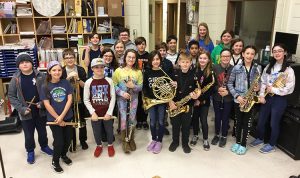 Fifth and sixth grade students who will perform at the NYSSMA solo festival