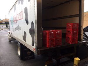 King Dairy donates 600 bottle of chocolate milk to the meal delivery program