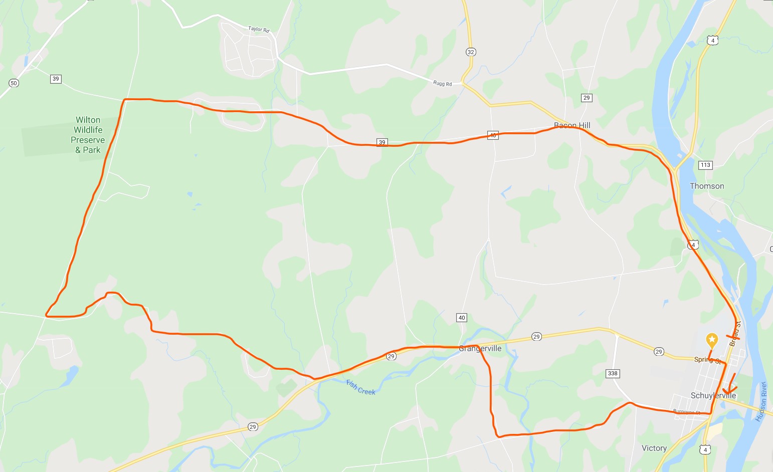 Senior drive off map