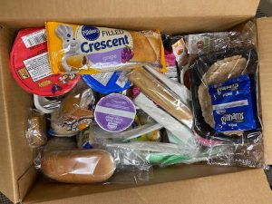 An example of a meal box