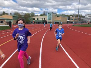 Students participate during the 2021 Fun Run