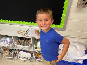 Kindergarten student