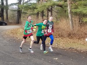 Runners participating in the race