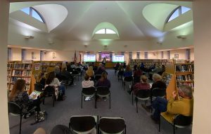 Students and their families attend the SUNY Adirondack instant admission program