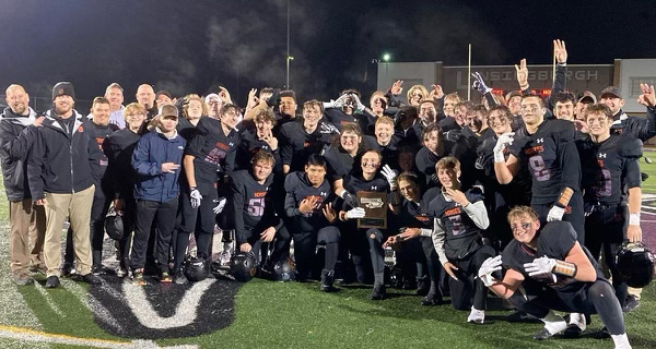 Schuylerville Football team celebrates its third straight sectional win