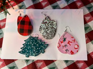 Holiday Earrings, $3