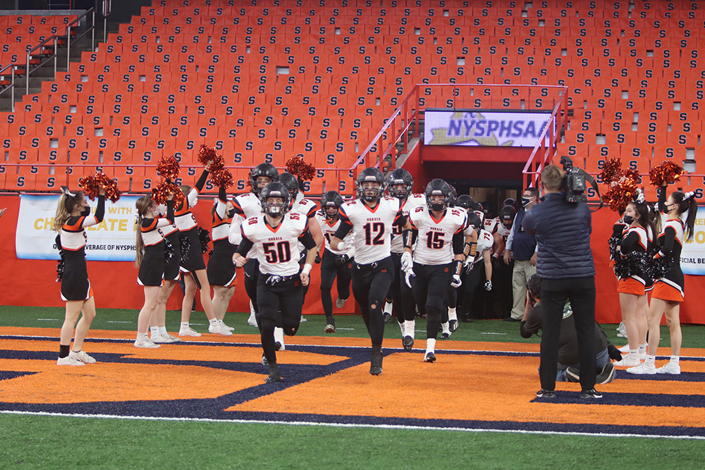 Schuylerville football team at the state championship
