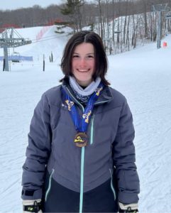 Schuylerville High School varsity skier Taylor Dennis