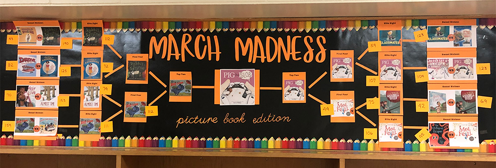 March Madness bulletin board