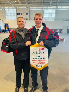 Austin Prouty will advance to the SkillsUSA national competition.