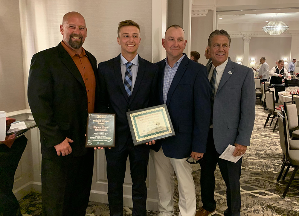 Schuylerville High School football player Ryan Dow