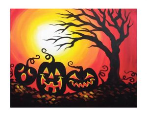 Oct. 28 paint and sip night project