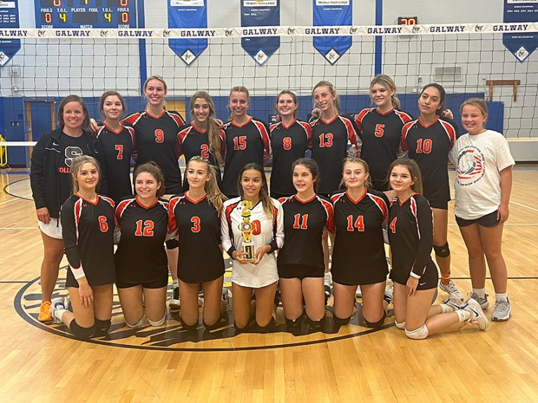 Volleyball team finishes second in gold bracket during Folds of Honor
