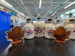 maple syrup bottled by Schuylerville ag students