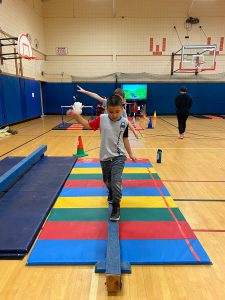 Sensory activities in the gym