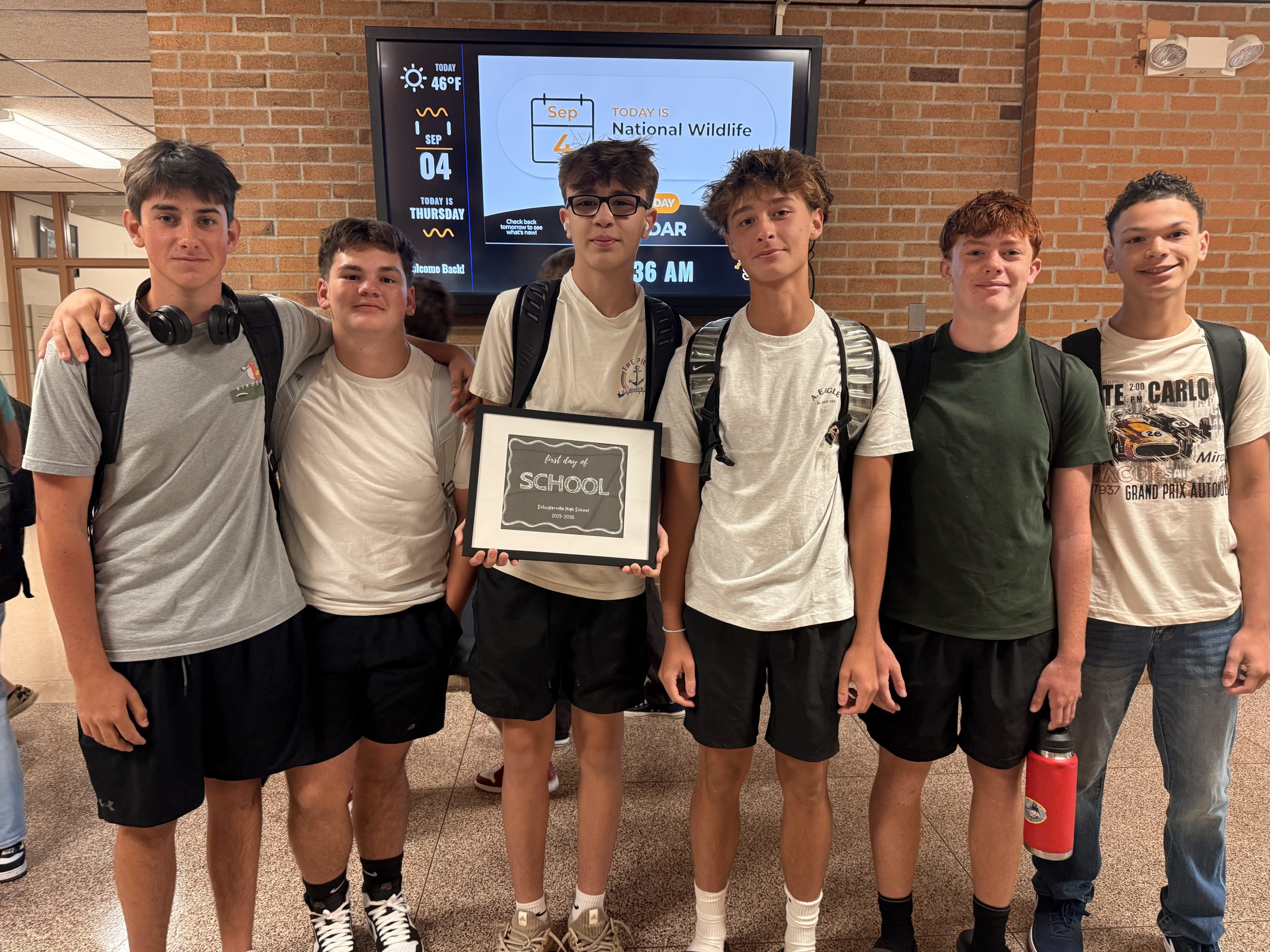 A group of Schuylerville High School students