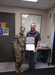 Chuck receives award from Department of Defense