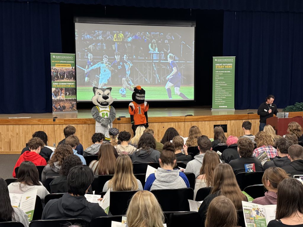 SUNY Adirondack presents to Schuylerville students on Instant Admit Day