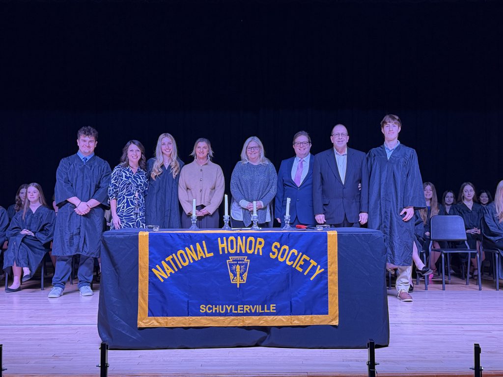 Faculty members are recognized for NHS pillars of service