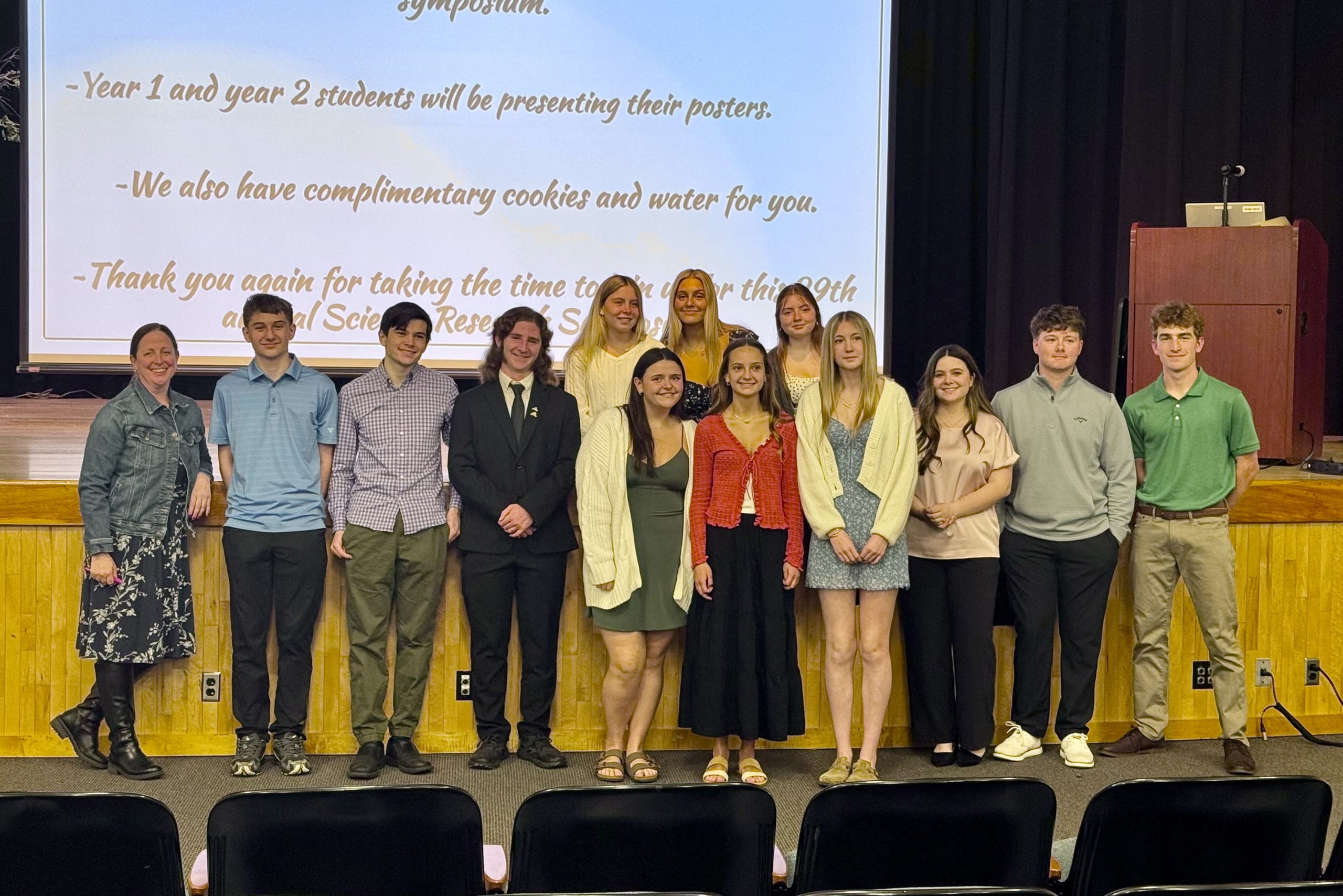 2026 Science Research students
